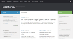 Desktop Screenshot of excelgurusu.com